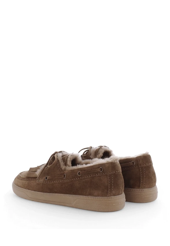 SNEAKERSY POP Z ZAMSZOWEJ SKÓRY BRĄZOWE