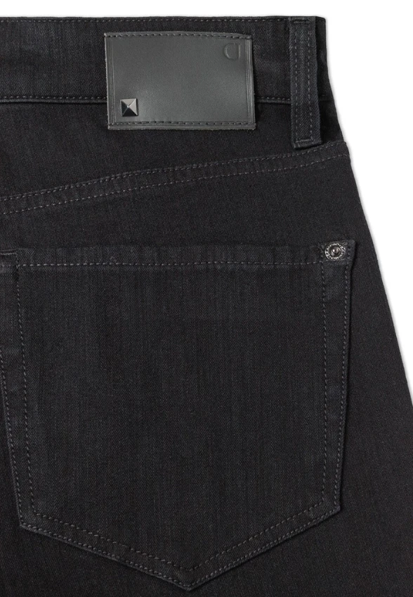SPODNIE JEANSOWE ELIN O-SHAPE CZARNE