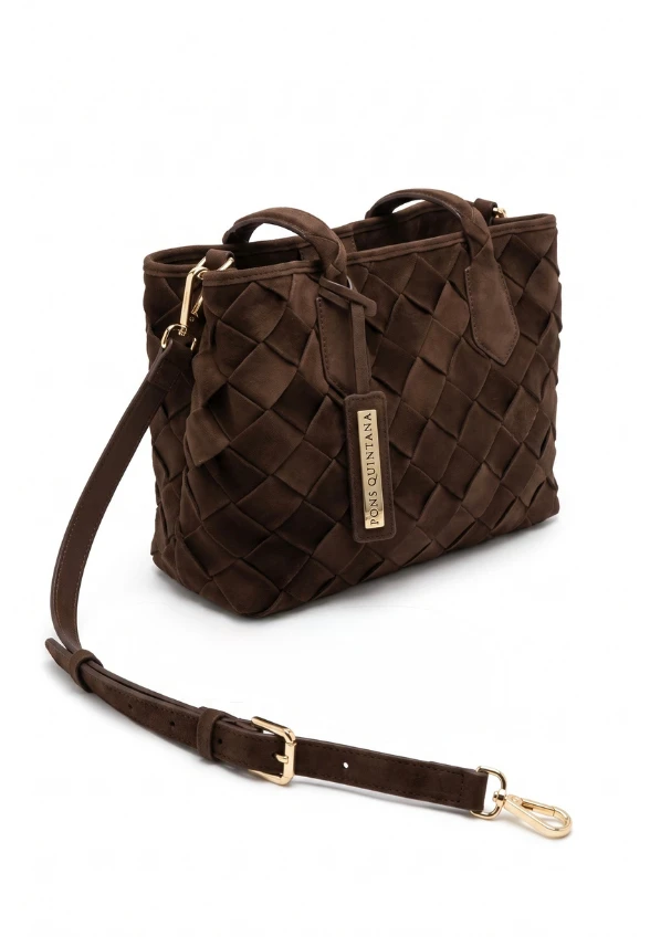 TOREBKA V261 BOLSO CIEMNY BRĄZ