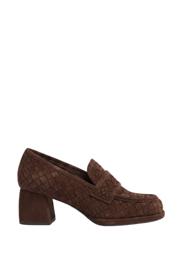 LOAFERSY NA OBCASIE EMILIA EXPRESS CZEKOLADOWE