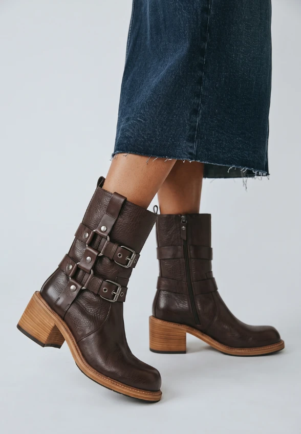 BOTKI SKÓRZANE ZOE LOWBOOT MOKKA