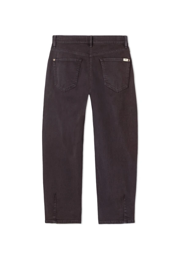 SPODNIE JEANSOWE ELIN O-SHAPE BRĄZOWE