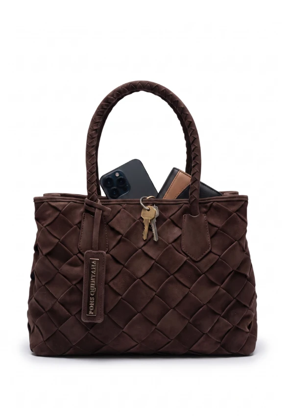 TOREBKA V261 BOLSO CIEMNY BRĄZ