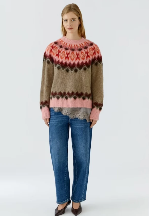 SWETER Z DODATKEIM ALPAKI MULTI