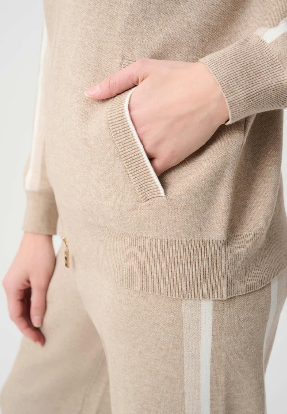 BLUZA TYPU BOMBER BEŻOWA