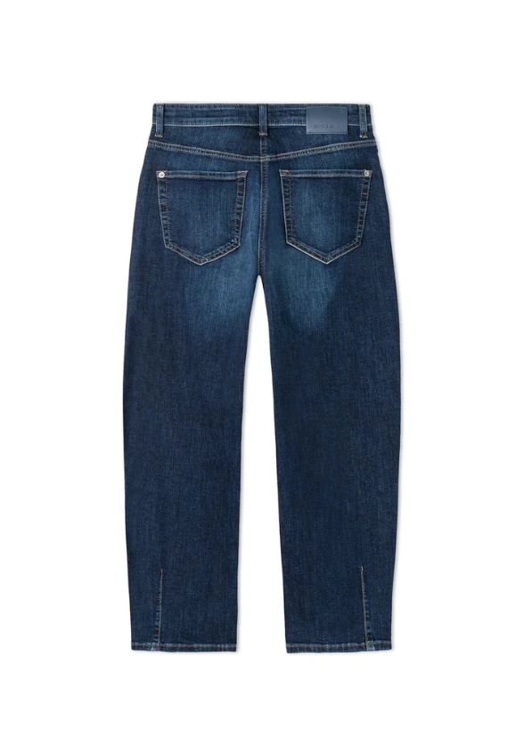 SPODNIE JEANSOWE ELIN O-SHAPE CIEMNY NIEBIESKI