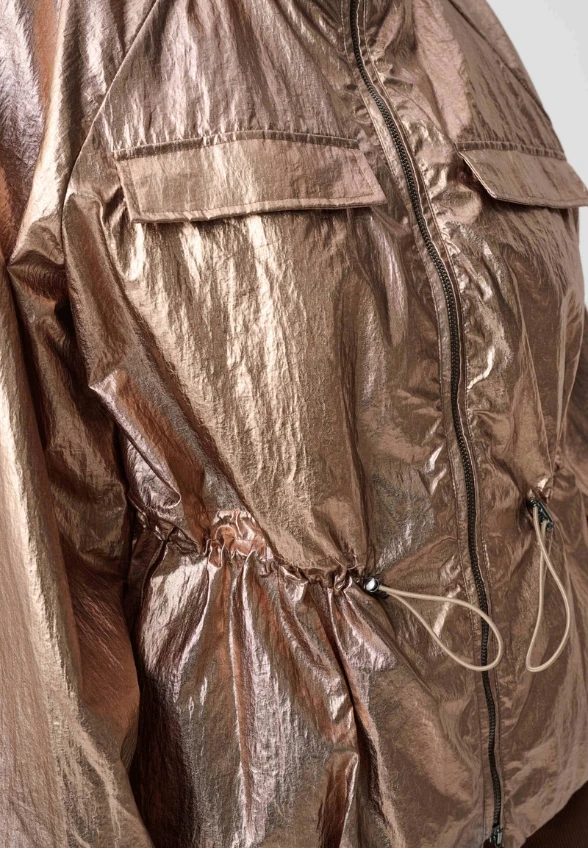 KURTKA Z EFEKTEM METALICZNYM ROSE GOLD