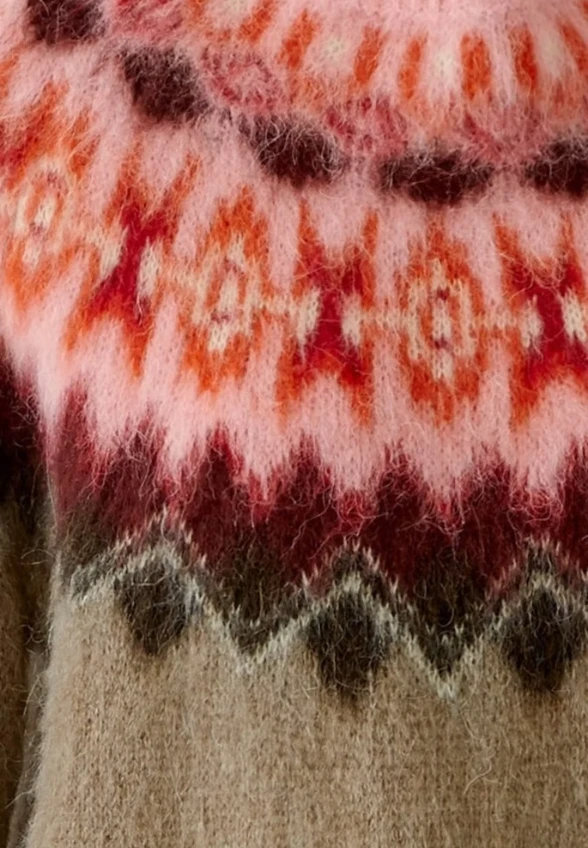 SWETER Z DODATKEIM ALPAKI MULTI