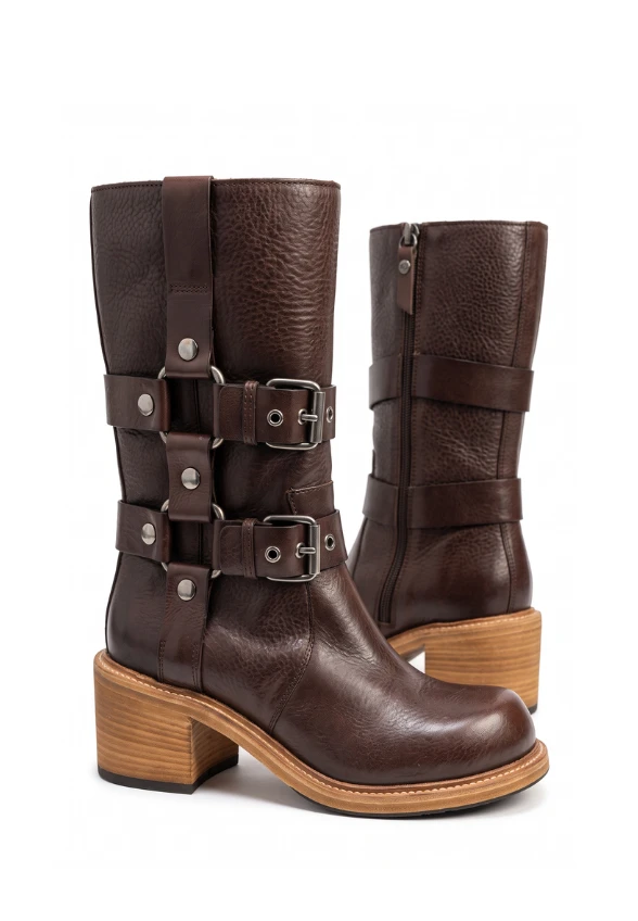 BOTKI SKÓRZANE ZOE LOWBOOT MOKKA