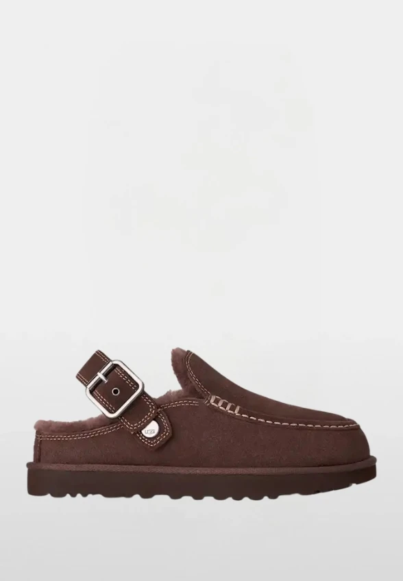 MULE GOLDENSTAR EVELINA CLOG BRĄZOWE