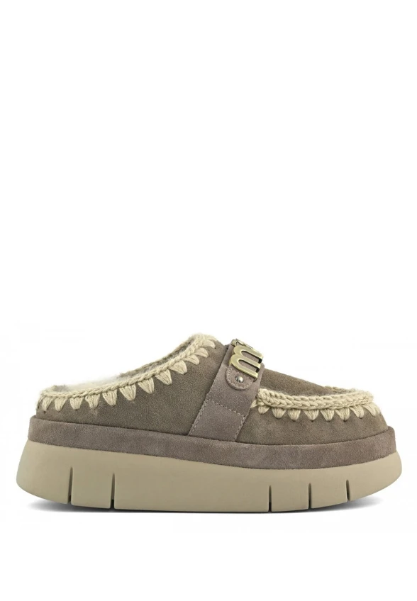 MULE ZAMSZOWE ESKIMO BOUNCE WELT TAUPE