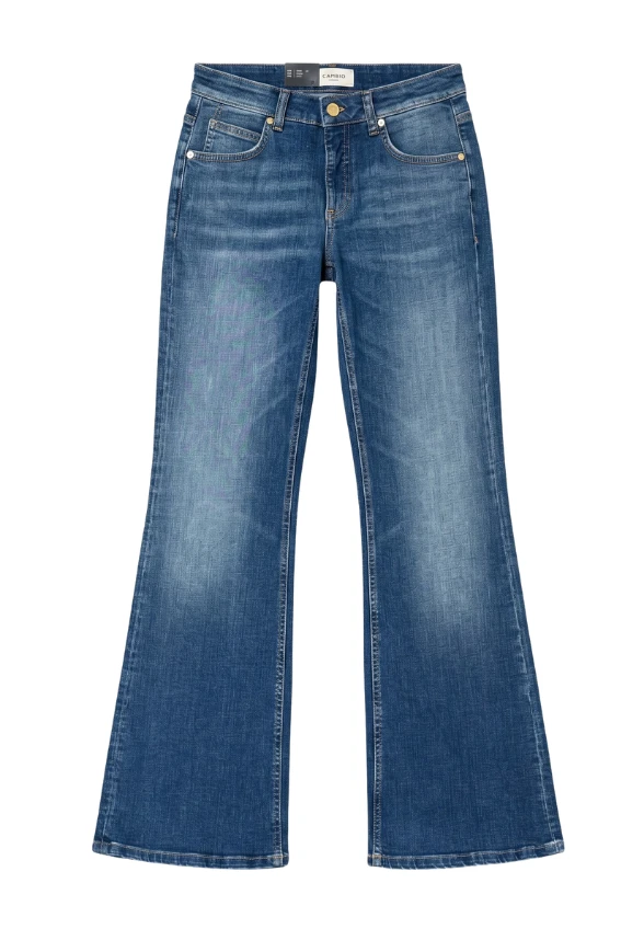 SPODNIE JEANSOWE FABIENNE WIDE-FIT NIEBIESKIE