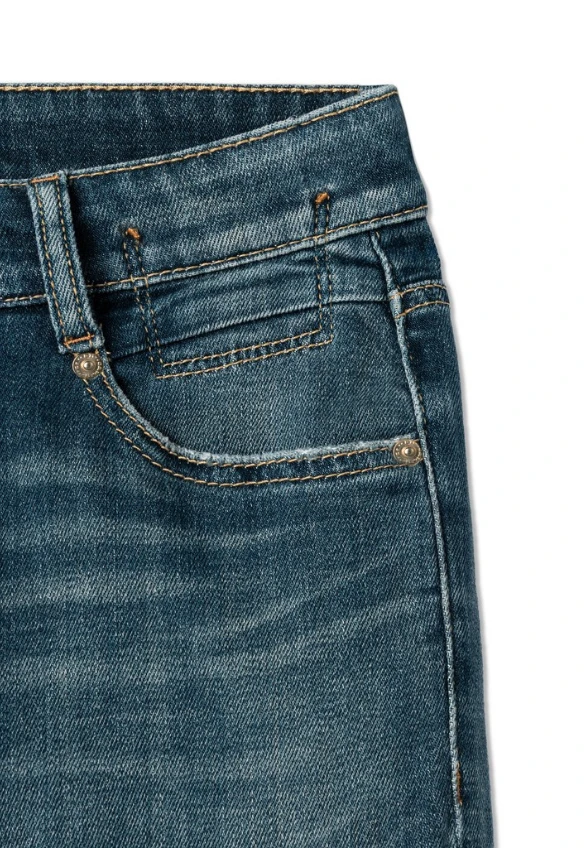 SPODNIE JEANSOWE PARIS FLARED NIEBIESKIE