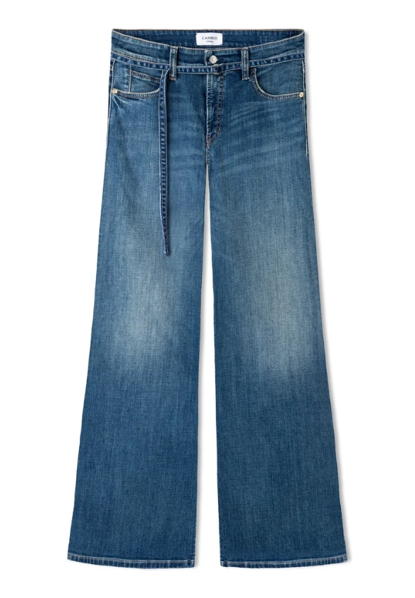 SPODNIE JEANSOWE AIMEE WIDE-FIT NIEBIESKIE