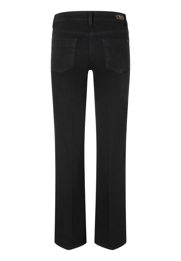 SPODNIE JEANSOWE PARIS FLARED CZARNE