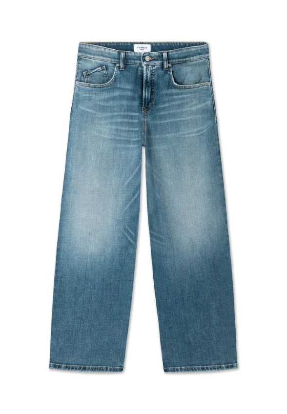SPODNIE JEANSOWE BAGGY WIDE-FIT NIEBIESKI