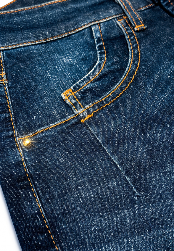 SPODNIE JEANSOWE OCTAVIA O-SHAPE CIEMNY NIEBIESKI