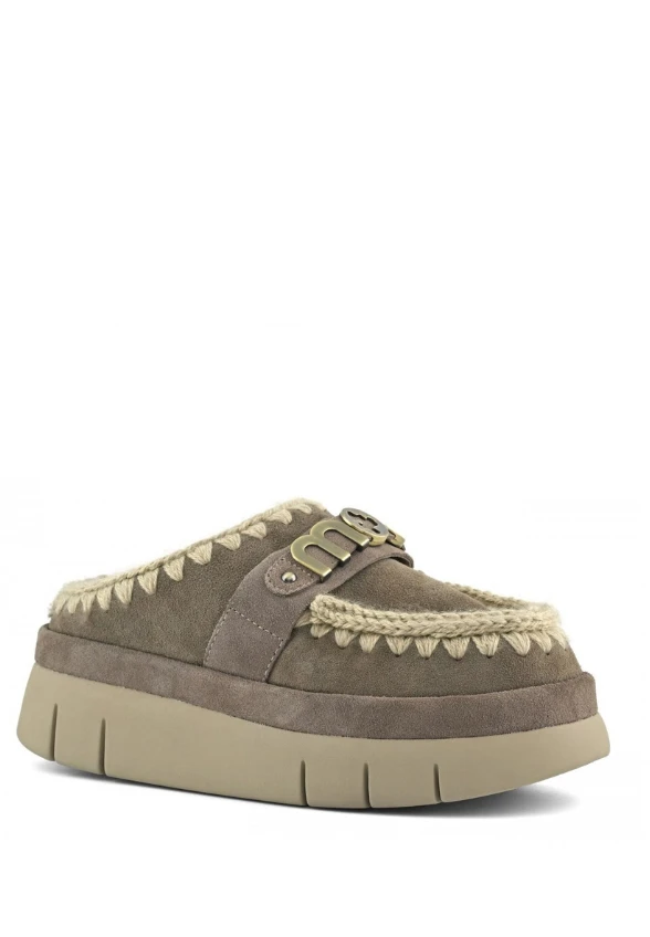 MULE ZAMSZOWE ESKIMO BOUNCE WELT TAUPE