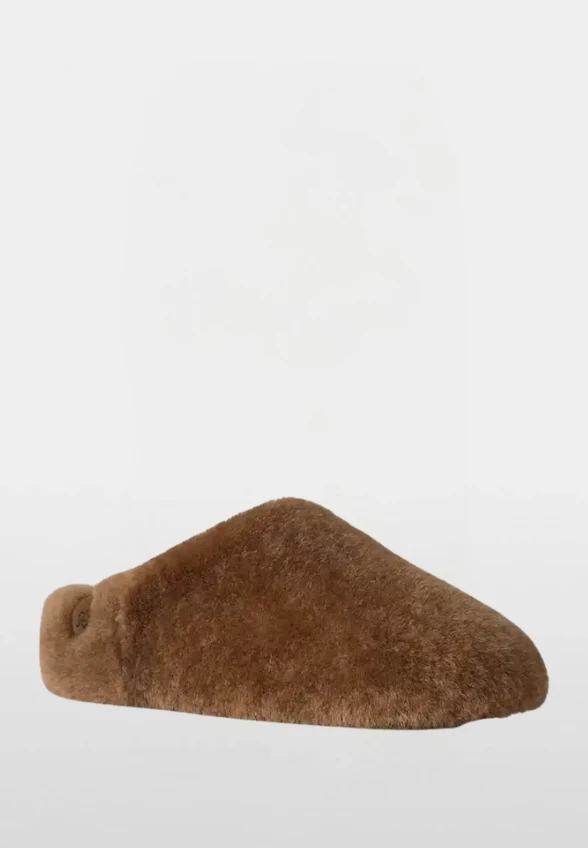 MULE ELEA FLUFFED SLIP-ON JASNY BRĄZ