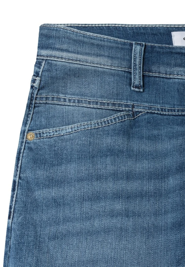 SPODNIE JEANSOWE ELIN O-SHAPE JASNY NIEBIESKI