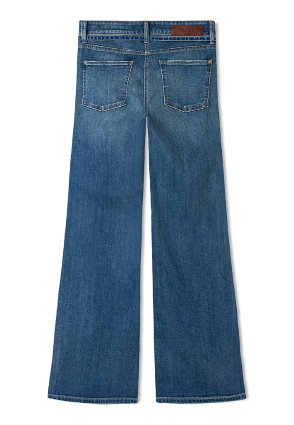 SPODNIE JEANSOWE AIMEE WIDE-FIT NIEBIESKIE