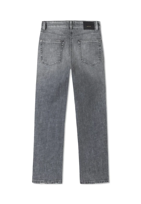 SPODNIE JEANSOWE GINI WIDE-FIT SZARE
