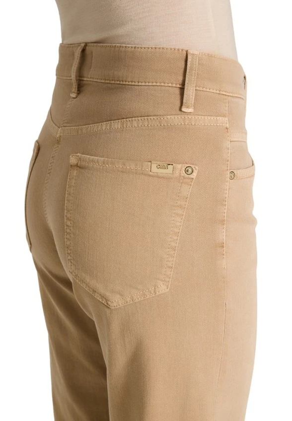 SPODNIE JEANSOWE ELIN O-SHAPE RUDY BEŻ