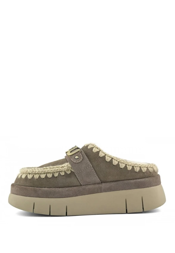 MULE ZAMSZOWE ESKIMO BOUNCE WELT TAUPE