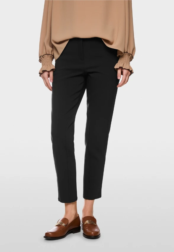 SPODNIE SILEA SLIM-FIT CZARNE