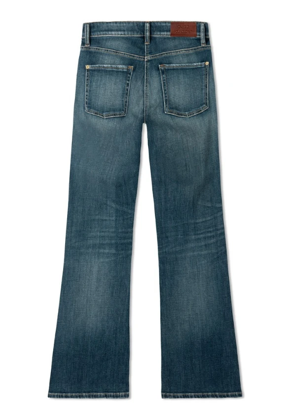 SPODNIE JEANSOWE PARIS FLARED NIEBIESKIE
