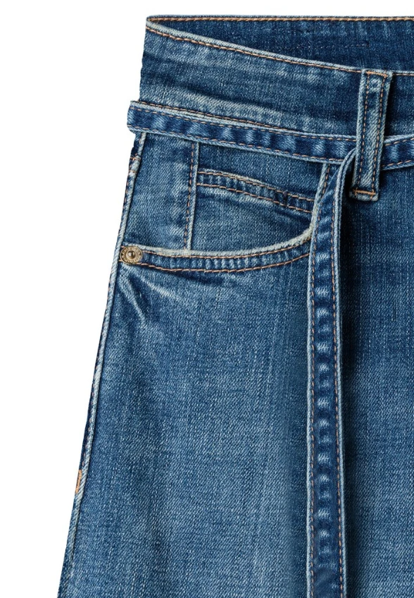 SPODNIE JEANSOWE AIMEE WIDE-FIT NIEBIESKIE