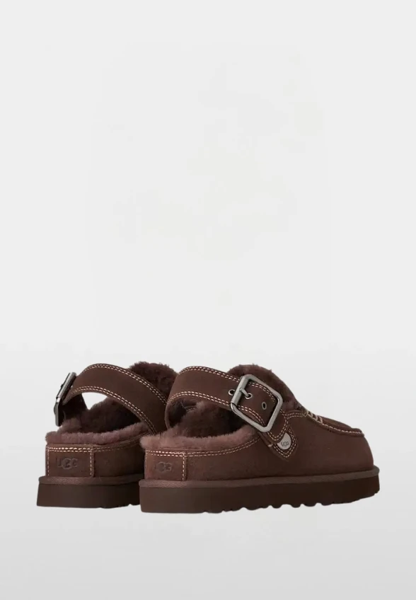 MULE GOLDENSTAR EVELINA CLOG BRĄZOWE