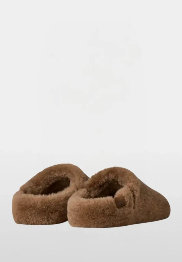 MULE ELEA FLUFFED SLIP-ON JASNY BRĄZ