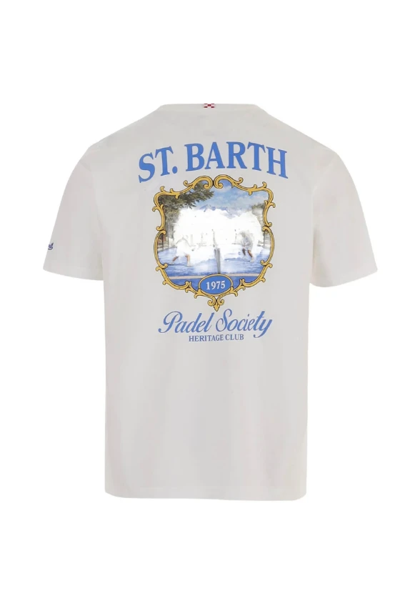 T-SHIRT MĘSKI BAWEŁNIANY ARNOTT BIAŁE