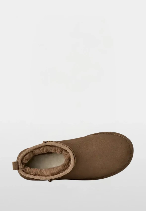BOTKI CLASSIC ULTRA MINI PLATFORM JASNY BRĄZ