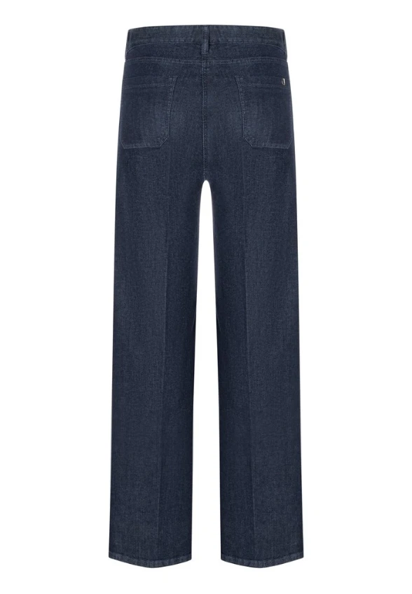 SPODNIE JEANSOWE TESS WIDE-FIT GRANATOWE