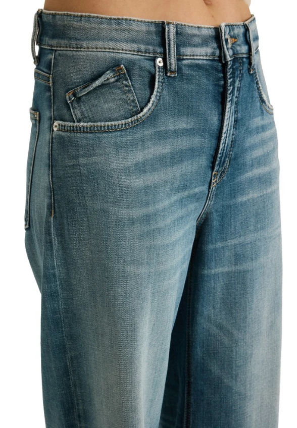 SPODNIE JEANSOWE BAGGY WIDE-FIT NIEBIESKI