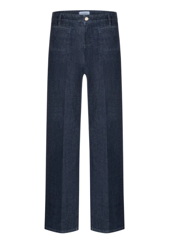 SPODNIE JEANSOWE TESS WIDE-FIT GRANATOWE